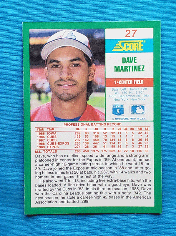 Dave Martinez