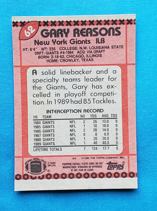 Gary Reasons