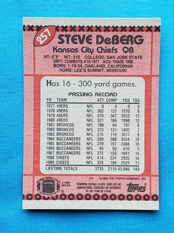Steve DeBerg