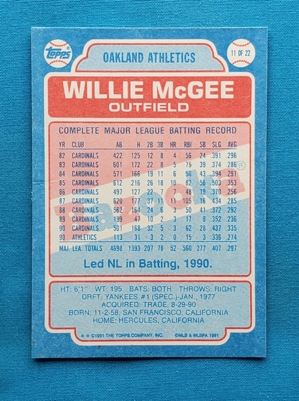 Willie McGee