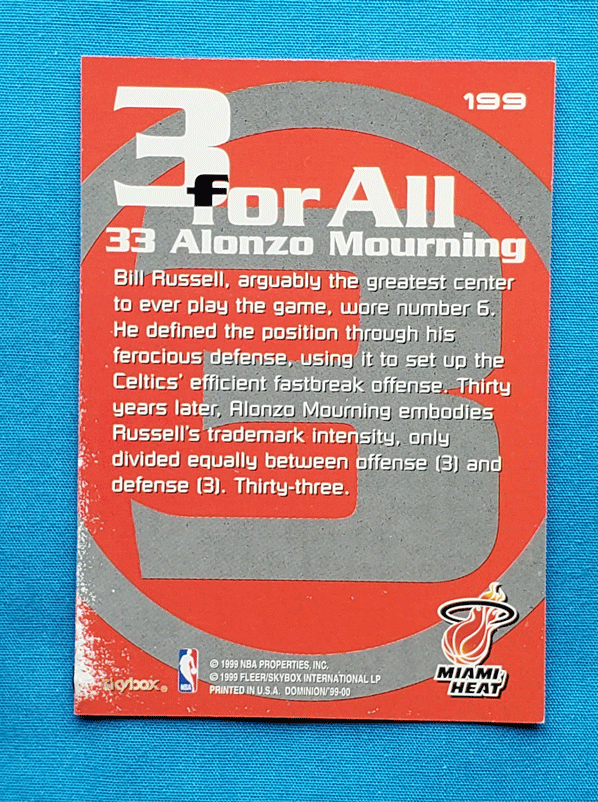 Alonzo Mourning